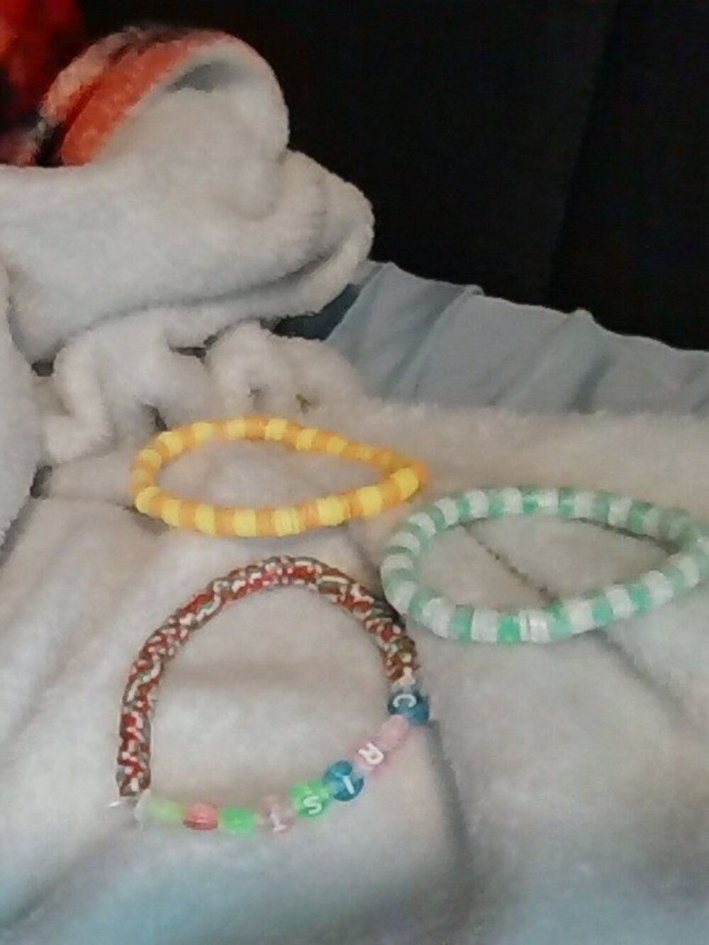 clay beaded bracelet bundle